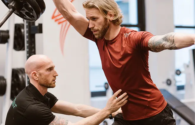 Client mobility and movement assessment session with Zach Moore